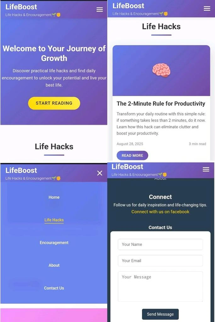 Blog Website project preview
